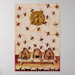 AFFICHE ABEILLE, APICULTURE, APICULTEUR