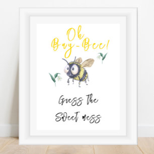 Affiche Abeille - Devinez le doux désordre