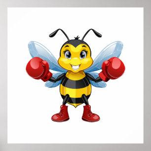 Affiche abeille européenne
