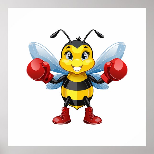 Affiche abeille européenne (Devant)