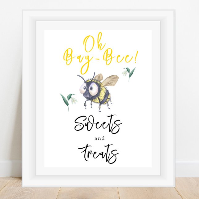 Affiche Abeille - Friandises et douceurs (Créateur téléchargé)