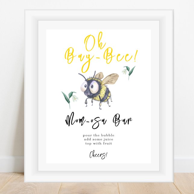 Affiche Abeille - maman-osa bar (Créateur téléchargé)