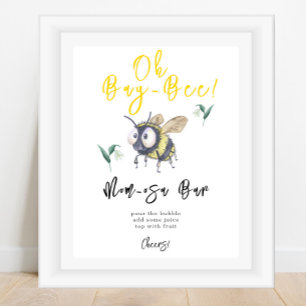 Affiche Abeille - maman-osa bar