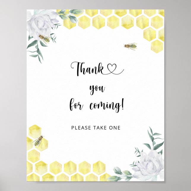 Affiche Abeille \ Merci d'être venu (Devant)