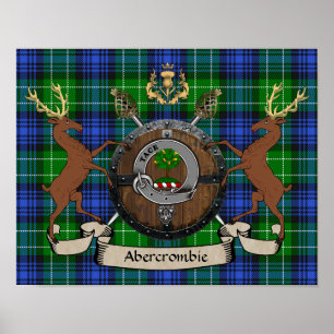 Affiche Abercrombie Badge & Scottish Targe Personnalisé