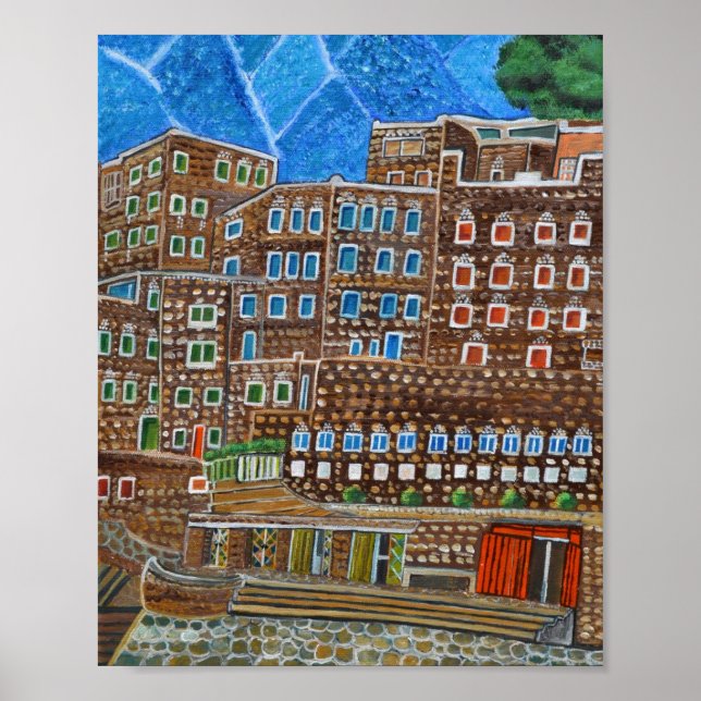 Affiche Abha, Arabie saoudite (Devant)