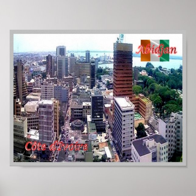 AFFICHE ABIDJAN - (Devant)