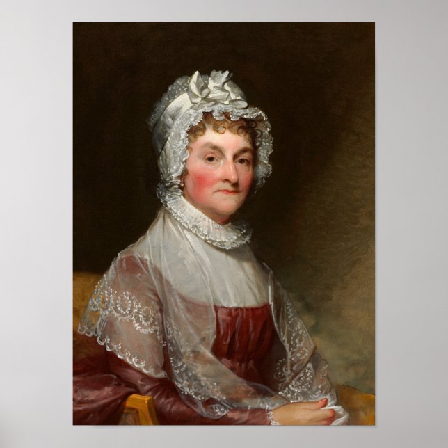 Affiche Abigail Smith Adams par Gilbert Stuart (Devant)