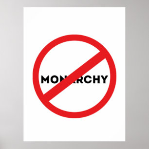 Affiche Abolir la monarchie