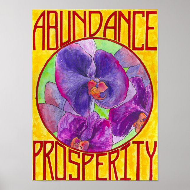Affiche Abondance et prospérité (Devant)