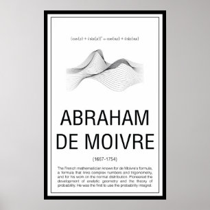 Affiche Abraham De Moivre