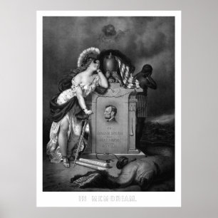 Affiche Abraham Lincoln -- Dans Memoriam