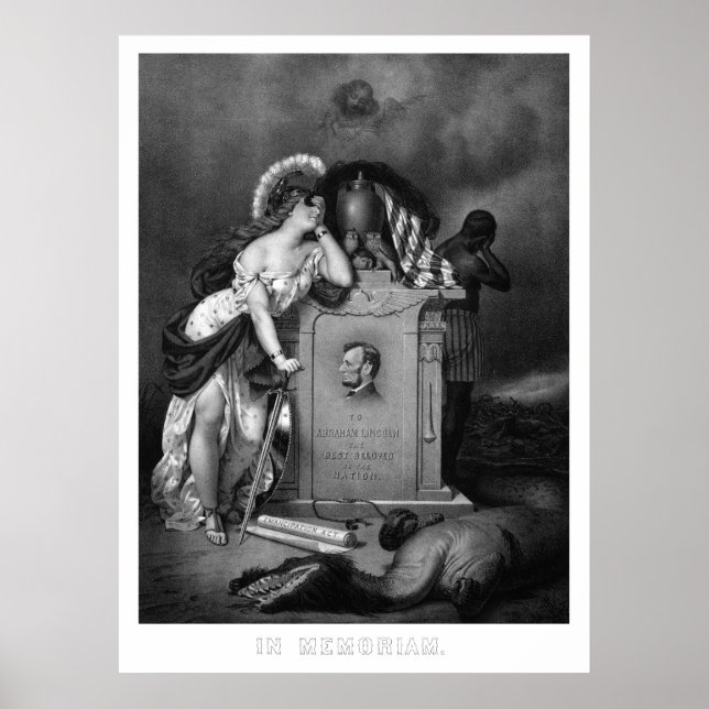 Affiche Abraham Lincoln — En Mémoriam (Devant)