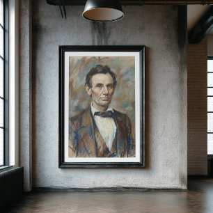 Affiche Abraham Lincoln - L'homme d'État Endurant