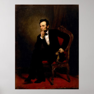 Affiche Abraham Lincoln par George Peter Alexandre Healy