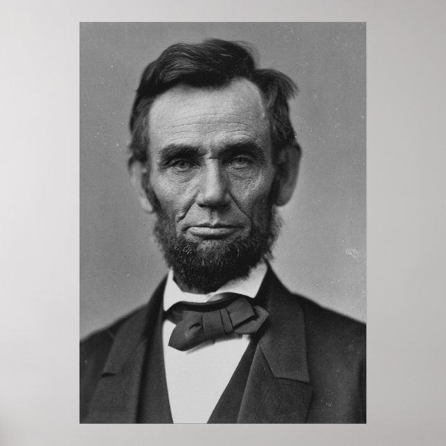 Affiche Abraham Lincoln Portrait (Devant)