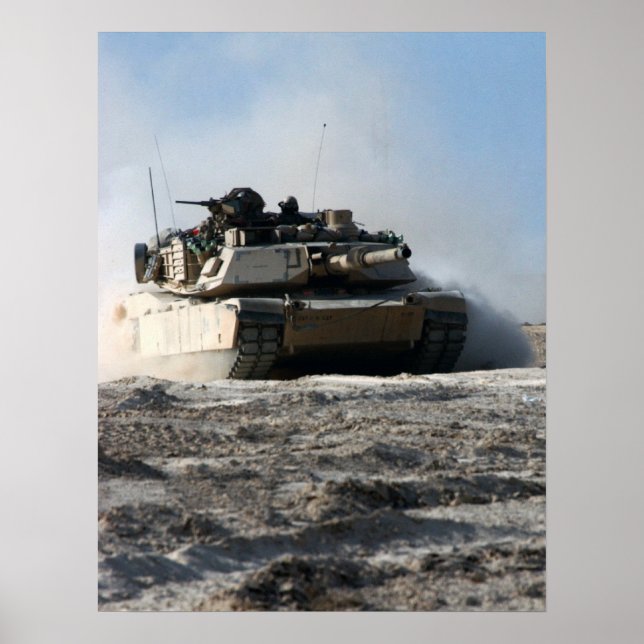 Affiche Abrams M1A1 (Devant)