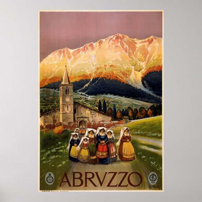 Affiche Abruzzo (Devant)