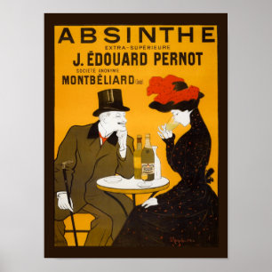 Affiche Absinthe Extra-Supérieure J. Edouard Pernot - 190