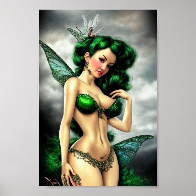 Affiche Absinthe Green Fairy  (Devant)