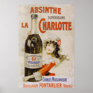 Affiche Absinthe La Charlotte