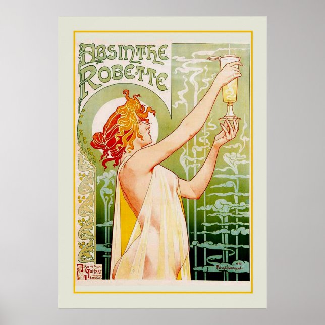 Affiche Absinthe publicité (Devant)