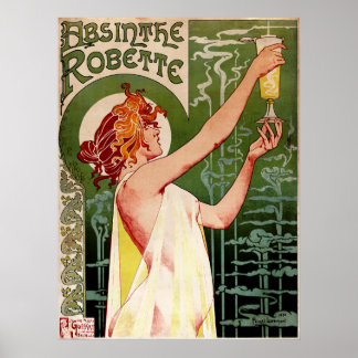 Affiche Absinthe Robette