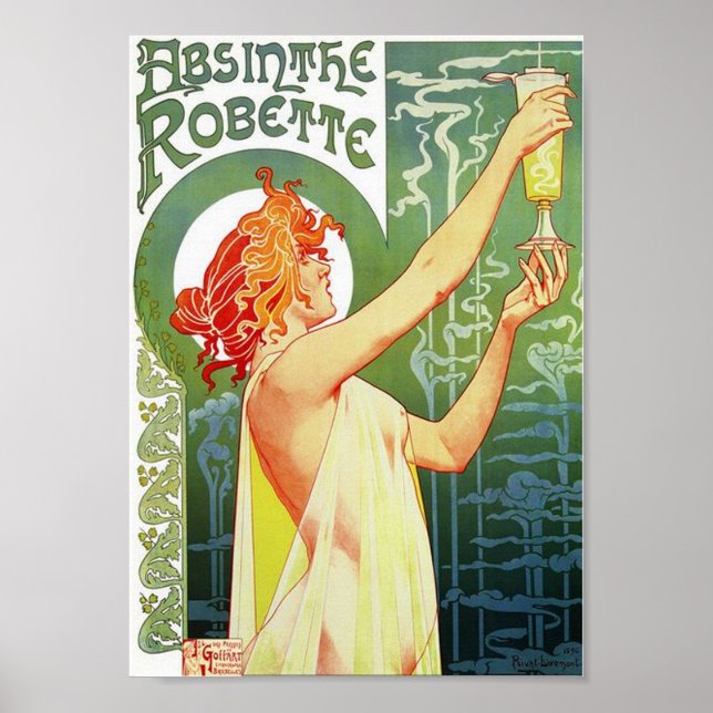 Affiche Absinthe Robette (Devant)