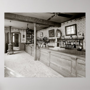 Affiche Absinthe Room, 1906 de la Nouvelle-Orléans. Photo