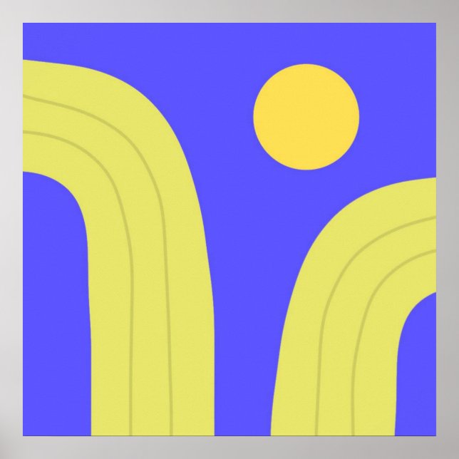 Affiche abstract (Devant)