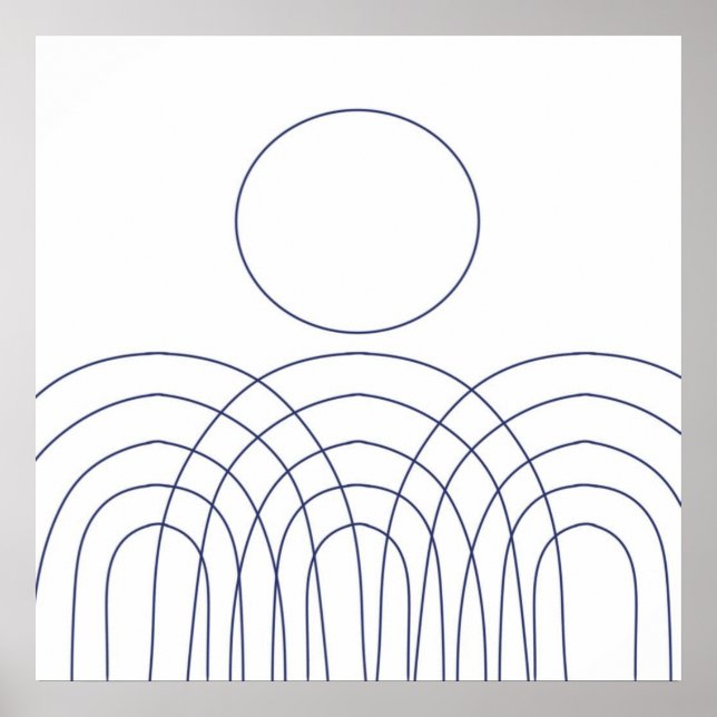 Affiche abstract (Devant)