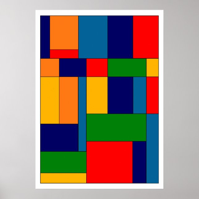 Affiche Abstract #348 (Devant)