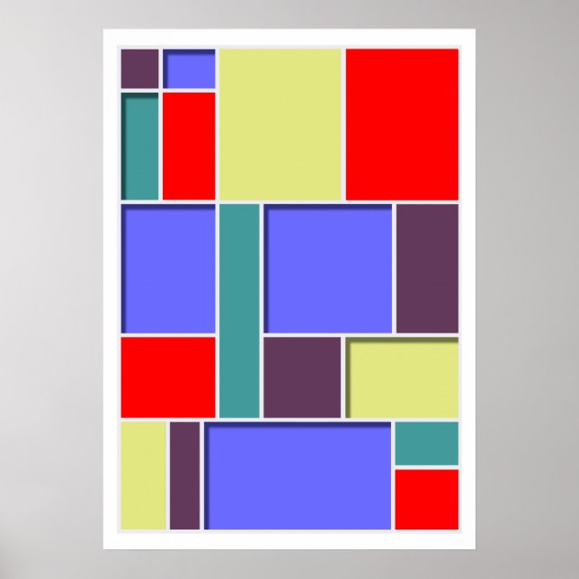 Affiche Abstract #65 (Devant)