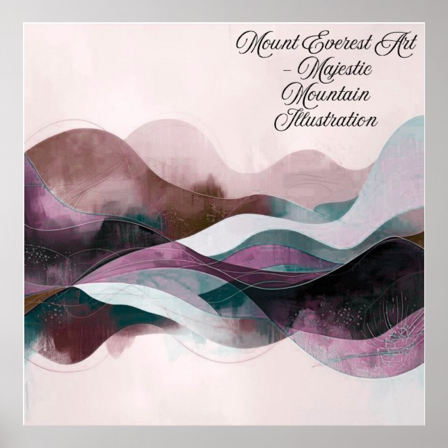 Affiche Abstract Art Design | Modern Minimalist (Devant)