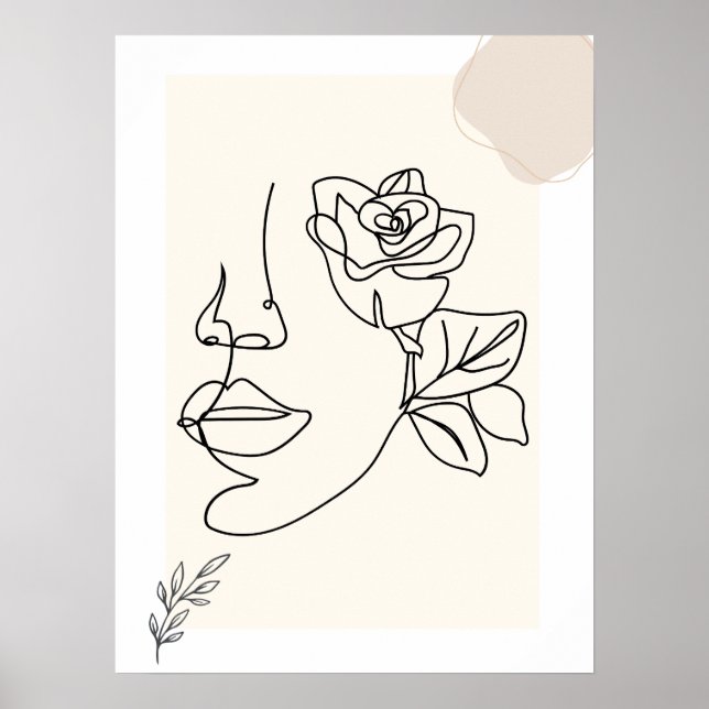Affiche Abstract Botanical Wall Art (Devant)
