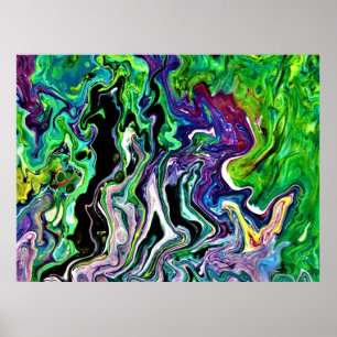 Affiche Abstract Color Study 173,