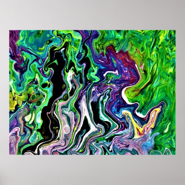 Affiche Abstract Color Study 173, (Devant)
