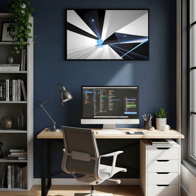 Affiche Abstract Cosmic Portal (Créateur téléchargé)