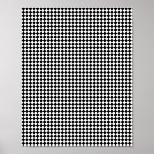 Affiche Abstract Cubes Black and white striped