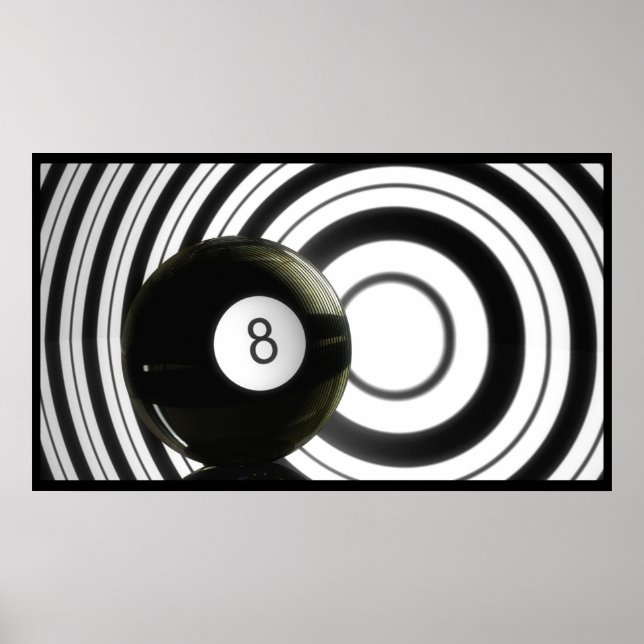 Affiche Abstract Eightball (Devant)