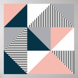 Affiche Abstract ful geometry