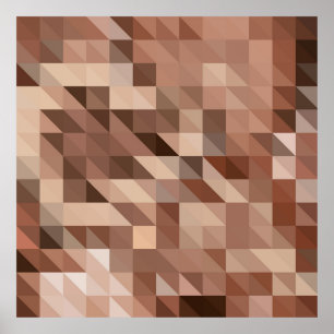 Affiche Abstract geometric background looks like stylized