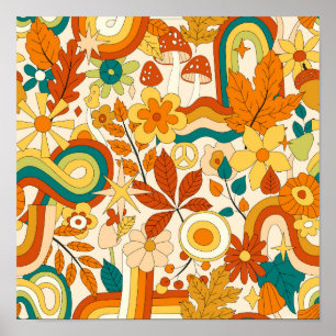 Affiche Abstract Groovy Modern Pattern