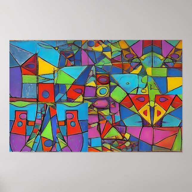 Affiche Abstract Launch in Athens (Devant)