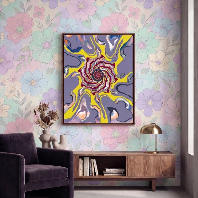 AFFICHE  ABSTRACT MINIMALIST  CONTEMPORARY CHIC TEXTURE (Créateur téléchargé)