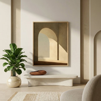 Affiche Abstract Path Wall Art for Living Room Decor