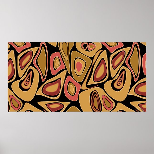 Affiche Abstract simple seamless texture pattern print (Devant)