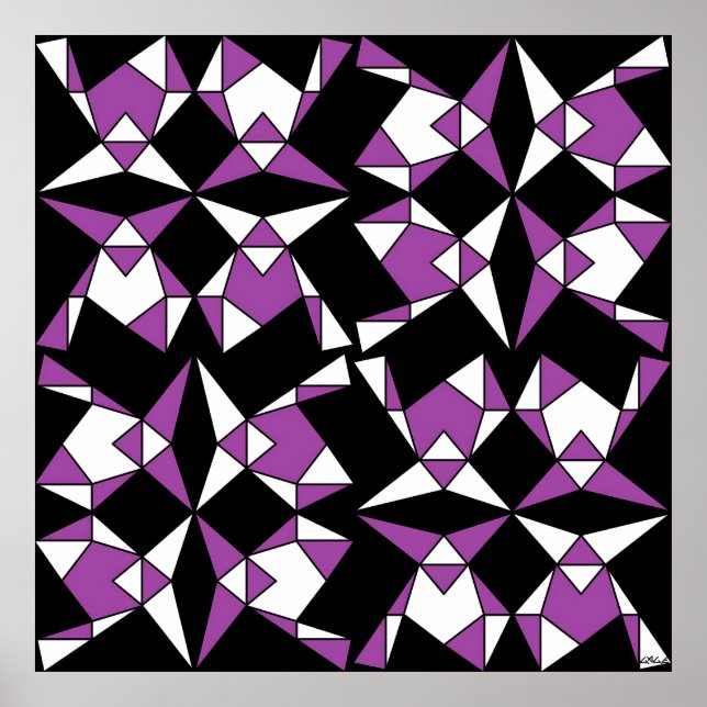 Affiche Abstract Triangle Masquerade (Devant)
