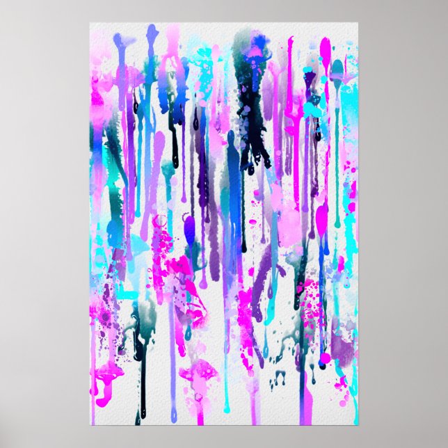 Affiche Abstract Watercolor (Devant)