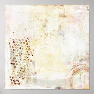 Affiche Abstraction blanche
